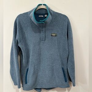 LL Bean-Women’s Tumbled Quarter Snap Pullover